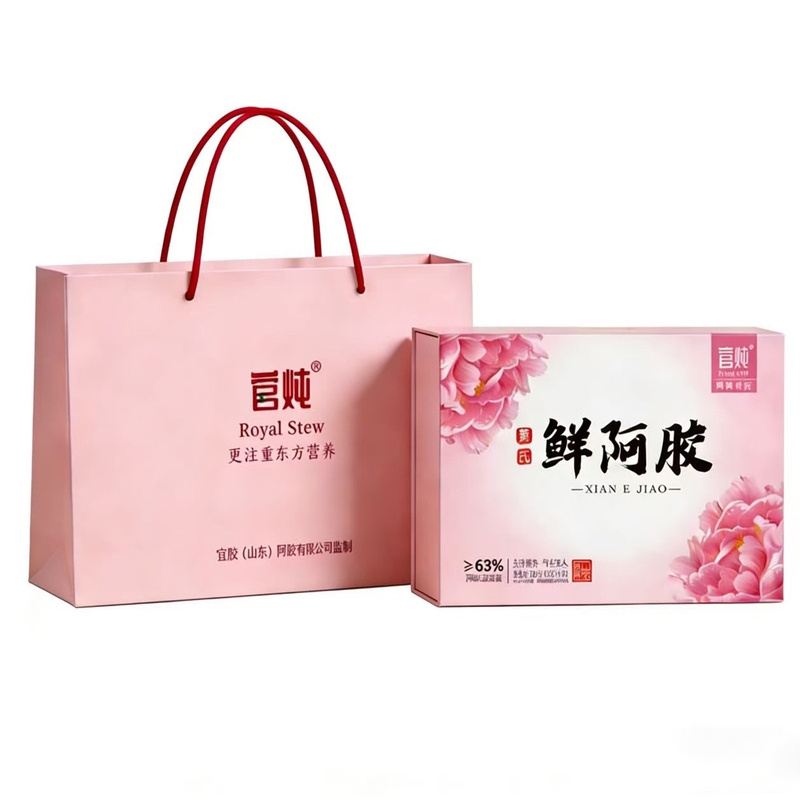 东阿原产小鲜即食阿胶凝膏盒装