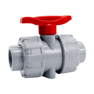 CPVC双活接球阀工业化工管塑料给水美标由令阀门PVC-C管开关国标