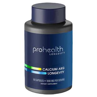 美国ProHealth AKG补充剂α-酮戊二酸钙calcium营养补充孕妇老人