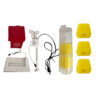 森森鱼缸HE鱼缸原装配件棉泵盖子森森水泵森森鱼缸过滤盒过滤棉