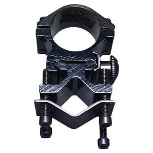 25mm铝合八字夹8字管夹双管固定夹手电筒灯夹具支架卡宾系列