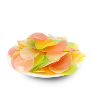 大连铁海虾片自己炸彩色虾片5斤大包装网红怀旧零食油炸半成品