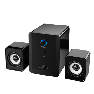 赛达电脑音响台式家用小型音箱2.1有线USB供电笔记本桌面重低音炮