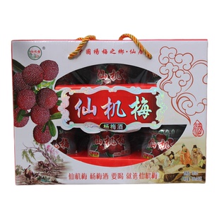 仙机梅杨梅酒12瓶装仙居果酒梅子酒低度礼盒装配制酒浙江台州特产