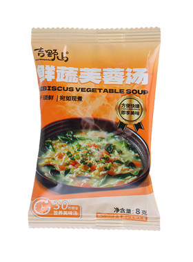 吉野山鲜蔬芙蓉汤速食汤紫菜蛋花免煮速食冲泡即食30秒冻干西红柿