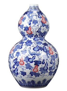 景德镇陶瓷器青花瓷酒柜装饰品