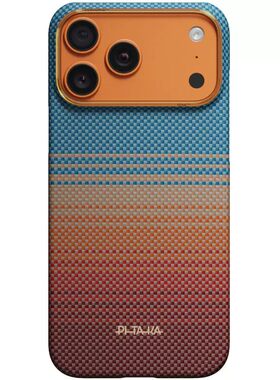 【PitaTap超薄款】PITAKA适用新款苹果iphone17promax手机壳Air凯夫拉磁吸相机按键碳纤维纹保护壳