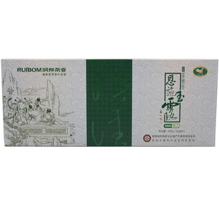 润邦茶业2025年新茶恩施玉露【银汉条盒】蒸青口粮茶茶包200g