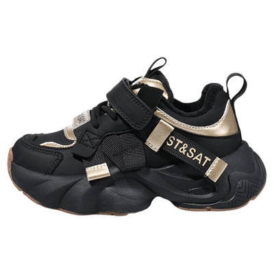 星期六童鞋女童加绒老爹鞋儿童