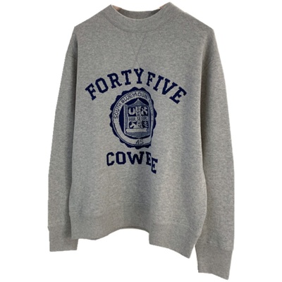 宽松休闲圆领棉质针织卫衣毛衣