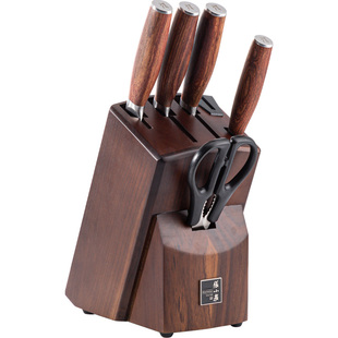 张小泉菜刀家用组合套装不锈钢轻奢中式刀厨刀厨具六件套刀具套刀