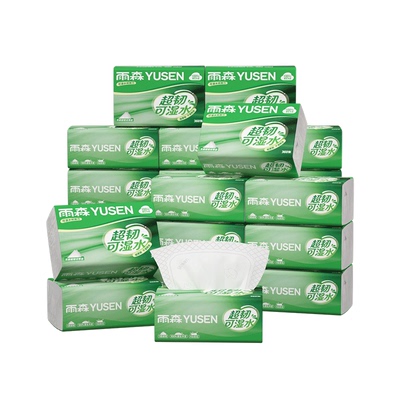 【新品】雨森超韧可湿水抽纸24包大包家用卫生纸餐巾纸面巾纸柔厚