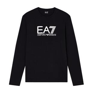 EMPORIO ARMANI/阿玛尼EA7/秋冬新款男士纯棉圆领长袖运动薄T恤