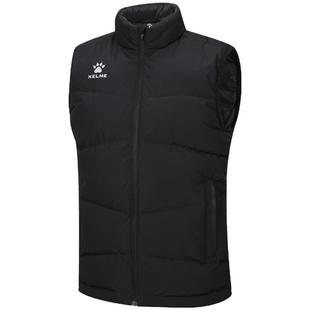 KELME卡尔美运动羽绒马甲男冬训练背心马夹官方旗舰保暖坎肩外套