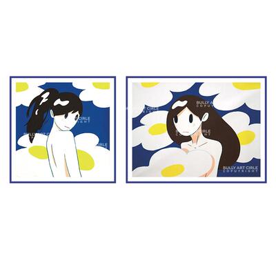 简约网红天野健维纳斯女孩装饰画
