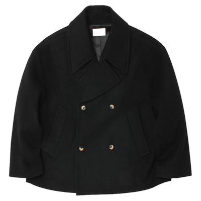 短款毛呢秋冬短款双排扣呢子外套