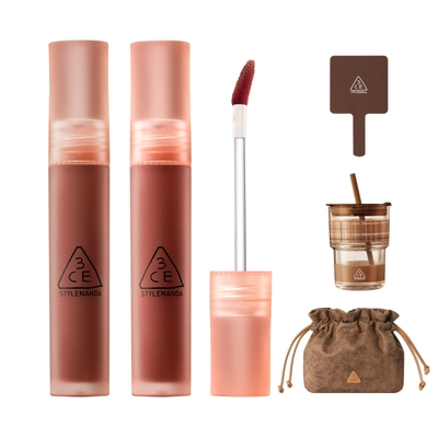 3CE水雾唇露雾面持久乌龙奶茶色