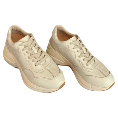 增高10CM真皮老爹鞋女款