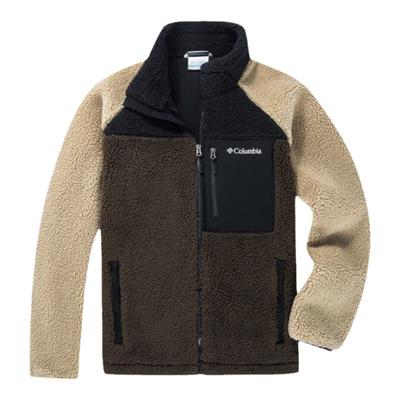 哥伦比亚Columbia户外男羊羔绒加厚保暖舒适休闲抓绒衣外套AE0918