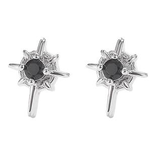 FDK男女同款耳钉无耳洞磁吸耳夹男黑色星星高级感个性耳饰艺术生