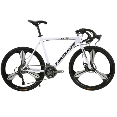 弯把公路车自行车700C赛车变速碟刹成人男青少年女学生公路单车