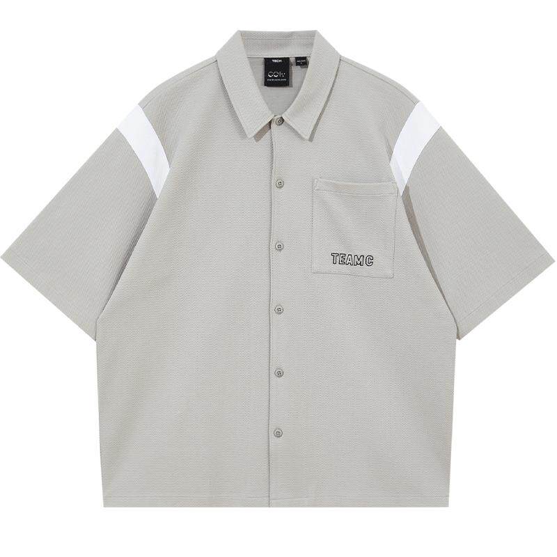 夏季刺绣杰克琼斯翻领