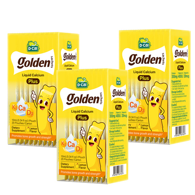 秒杀【3盒装】迪巧液体钙小黄条plus儿童钙片婴儿补钙官方旗舰店