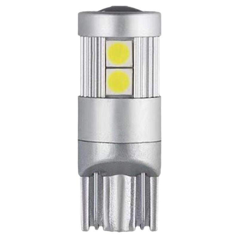 汽车led示宽灯高亮透镜t10冰蓝阅读牌照灯改装解码叶子板转向灯泡