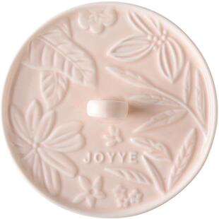 JOYYE卓艺浮雕陶瓷杯盖手绘杯水杯盖子配件杯盖通用单卖早餐杯盖