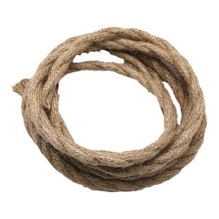 复古双股麻绳电源线缆吊灯电线客厅卧室DIY灯具配件编织麻绳绞线