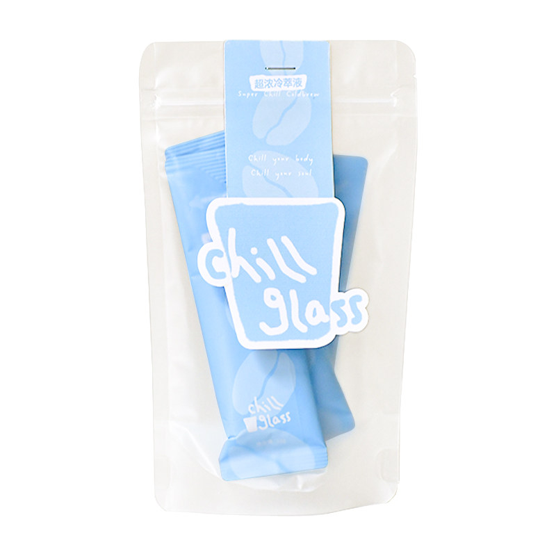 【尝鲜福利】chillglass咖啡液冷萃超浓美式拿铁可可的海3条*33g