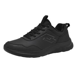 乐途跑步鞋男鞋2026新款皮面防泼水运动鞋男款学生软底休闲鞋女子