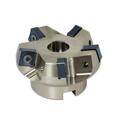 75度铣刀盘！刀片双面八角可用！