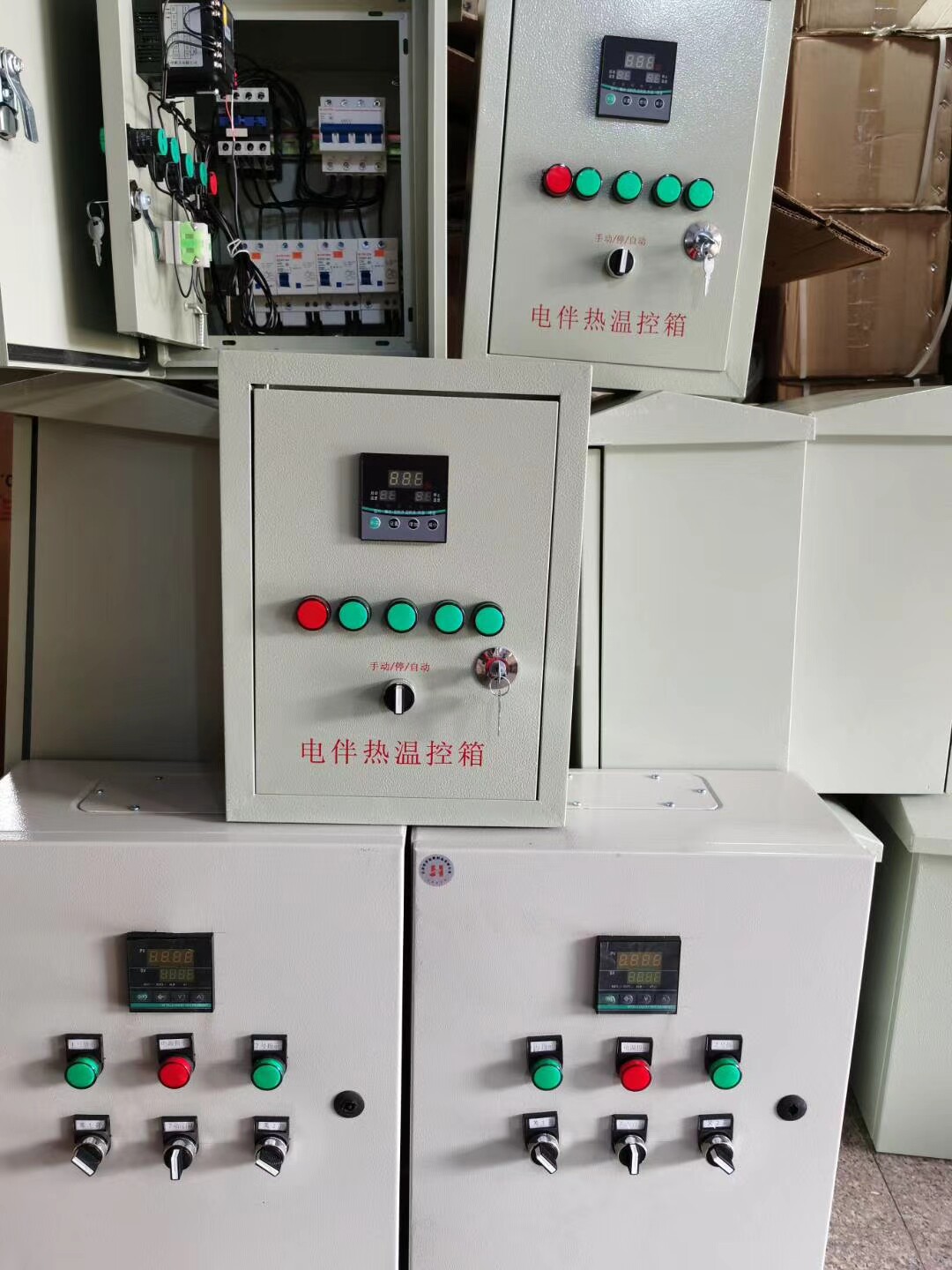 220v 380v多回路工业电伴热带专用智能温度控制箱 防爆温控配电箱