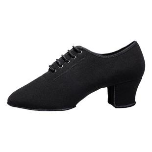 ITENDANCE专业拉丁舞鞋女成人中跟软底教师鞋日常练功练习舞蹈鞋