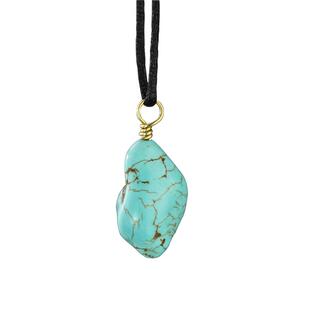 随形优化松蓝长款吊坠个性复古民族风项链短款康巴藏族男女生饰品