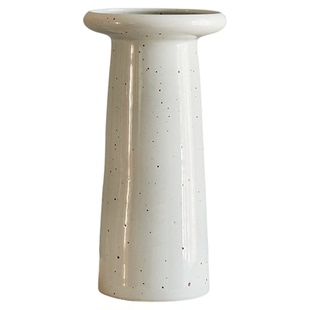 梵悦 景德镇手工粗陶花瓶简约中式复古水培不漏水插鲜花客厅花器