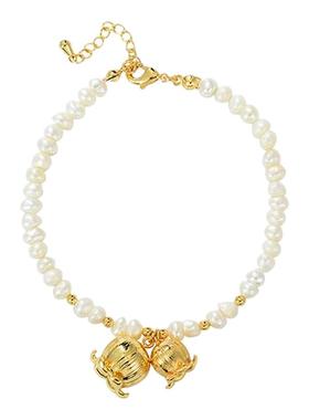 敢酷女珍珠铃兰花手链