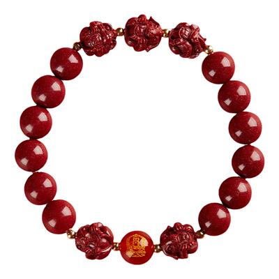 2026马年新款三合六合朱砂手串