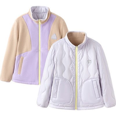 【lab系列】巴拉巴拉女童羽绒服中大童宝宝中长外套冬季新款童装