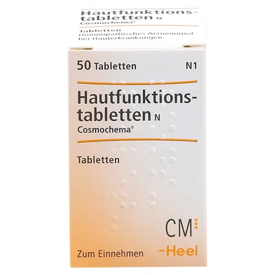 德国Heel希宜乐慢性皮炎粉刺银屑干燥瘙痒皮肤调理50片德国进口