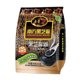 南方黑芝麻糊健康营养代餐630g袋装黑芝麻即冲谷物即食独立小包