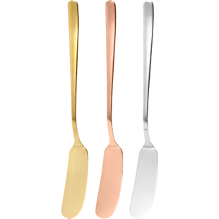 黄油刀日式牛油刀奶酪甜品抹酱刀涂抹刀果酱抹刀加厚不锈钢西餐刀