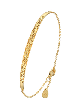 森吾《扶摇》中式祥云纹银手链