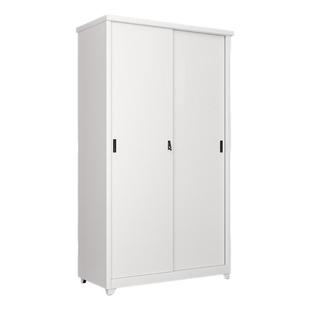 户外推拉门阳台储物柜防水防晒大容量靠墙一体杂物收纳柜铁皮衣柜