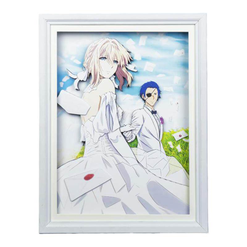 紫罗兰永恒花园立体画薇尔莉特画