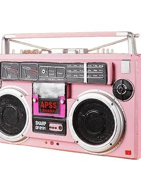 8090年代收音机磁带录音机道具