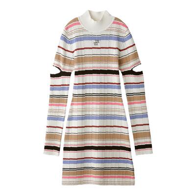 LilyBrown修身针织甜酷连衣裙