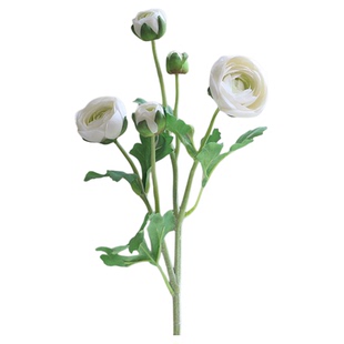 陆莲花仿真花假花客厅装饰摆件餐桌摆设花束绢花艺毛茛露莲洋牡丹