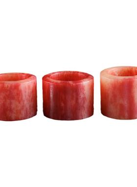 天然血料男女款骆驼骨扳指